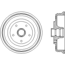 63904 PAGID Тормозной барабан