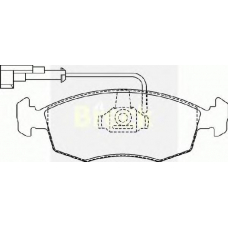 23227 00 W BRECK Комплект тормозных колодок, дисковый тормоз