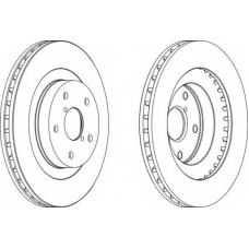 DDF1857-1 FERODO Тормозной диск