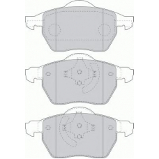 FDB1495 FERODO Комплект тормозных колодок, дисковый тормоз