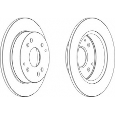 DDF565-1 FERODO Тормозной диск