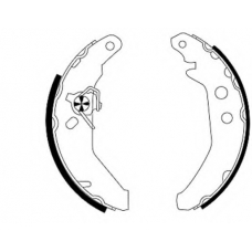 8DB 355 001-031 HELLA PAGID Комплект тормозных колодок