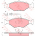 GDB960 TRW Комплект тормозных колодок, дисковый тормоз