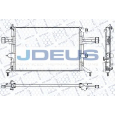 RA0200740 JDEUS Радиатор, охлаждение двигателя