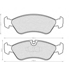 430216170397 MAGNETI MARELLI Комплект тормозных колодок, дисковый тормоз