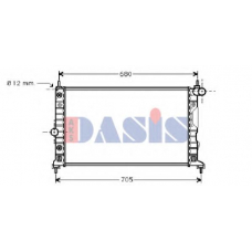 190310N AKS DASIS Радиатор, охлаждение двигателя