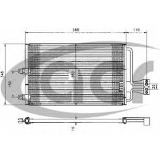 300008 ACR Конденсатор, кондиционер