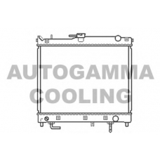 105654 AUTOGAMMA Радиатор, охлаждение двигателя