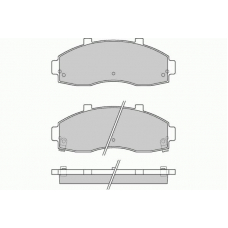 12-0901 E.T.F. Комплект тормозных колодок, дисковый тормоз