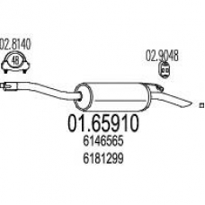 01.65910 MTS Глушитель выхлопных газов конечный