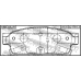1801-ASJR FEBEST Комплект тормозных колодок, дисковый тормоз