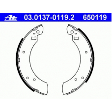 03.0137-0119.2 ATE Комплект тормозных колодок