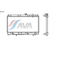 MT2143 AVA Радиатор, охлаждение двигателя