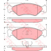GDB953 TRW Комплект тормозных колодок, дисковый тормоз