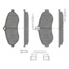 SP 457 PR SCT Комплект тормозных колодок, дисковый тормоз