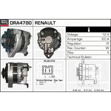 DRA4780 DELCO REMY Генератор