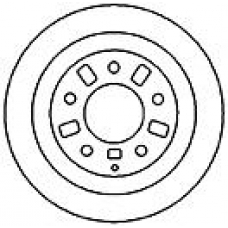 25533 MAPCO Тормозной диск