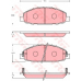 GDB7236 TRW Комплект тормозных колодок, дисковый тормоз