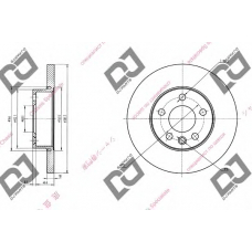 BD1502 DJ PARTS Тормозной диск