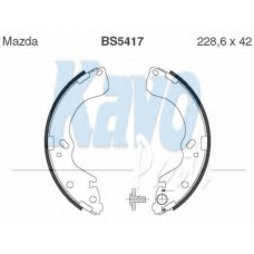 BS-5417 KAVO PARTS Комплект тормозных колодок