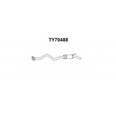 TY70488 VENEPORTE Глушитель выхлопных газов конечный