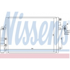 940074 NISSENS Конденсатор, кондиционер