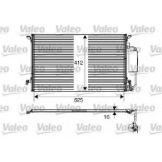 817711 VALEO Конденсатор, кондиционер