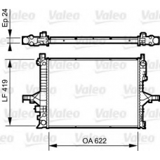 735237 VALEO Радиатор, охлаждение двигателя