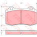 GDB1513 TRW Комплект тормозных колодок, дисковый тормоз