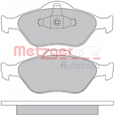 1170045 METZGER Комплект тормозных колодок, дисковый тормоз