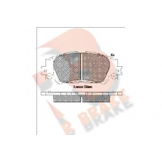 RB2172 R BRAKE Комплект тормозных колодок, дисковый тормоз