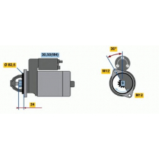 0 001 362 600 BOSCH Стартер