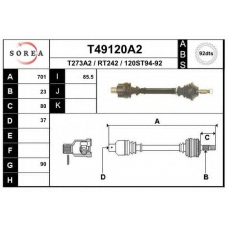 T49120A2 EAI Приводной вал