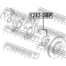 1282-SBF FEBEST Ступица колеса