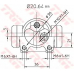 BWF283 TRW Колесный тормозной цилиндр