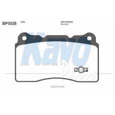 BP-5528 KAVO PARTS Комплект тормозных колодок, дисковый тормоз