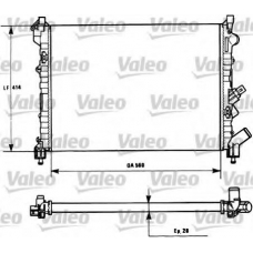 731128 VALEO Радиатор, охлаждение двигателя