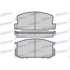 AC05D416D AC Delco Комплект тормозных колодок, дисковый тормоз