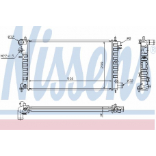 63576A NISSENS Радиатор, охлаждение двигателя