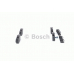 0 986 424 798 BOSCH Комплект тормозных колодок, дисковый тормоз