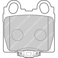 FSL1610 FERODO Комплект тормозных колодок, дисковый тормоз