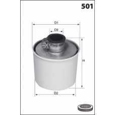 FA3212 MECAFILTER Воздушный фильтр, компрессор - подсос воздуха