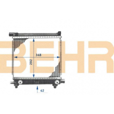 2108184 BEHR Radiator