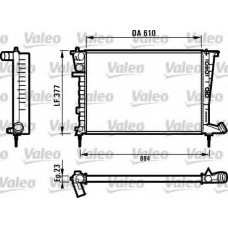 731012 VALEO Радиатор, охлаждение двигателя