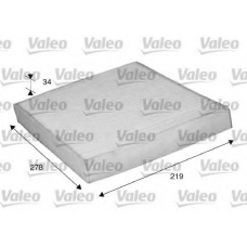 715581 VALEO Фильтр, воздух во внутренном пространстве