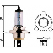 8GJ 002 525-351 HELLA Лампа накаливания, основная фара