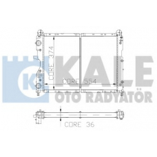 101898 KALE OTO RADYATOR Радиатор, охлаждение двигателя