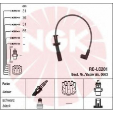 0663 NGK Комплект проводов зажигания