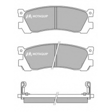 LVXL392 MOTAQUIP Комплект тормозных колодок, дисковый тормоз