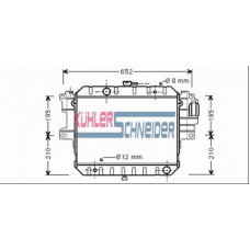 2603201 KUHLER SCHNEIDER Радиатор, охлаждение двигател